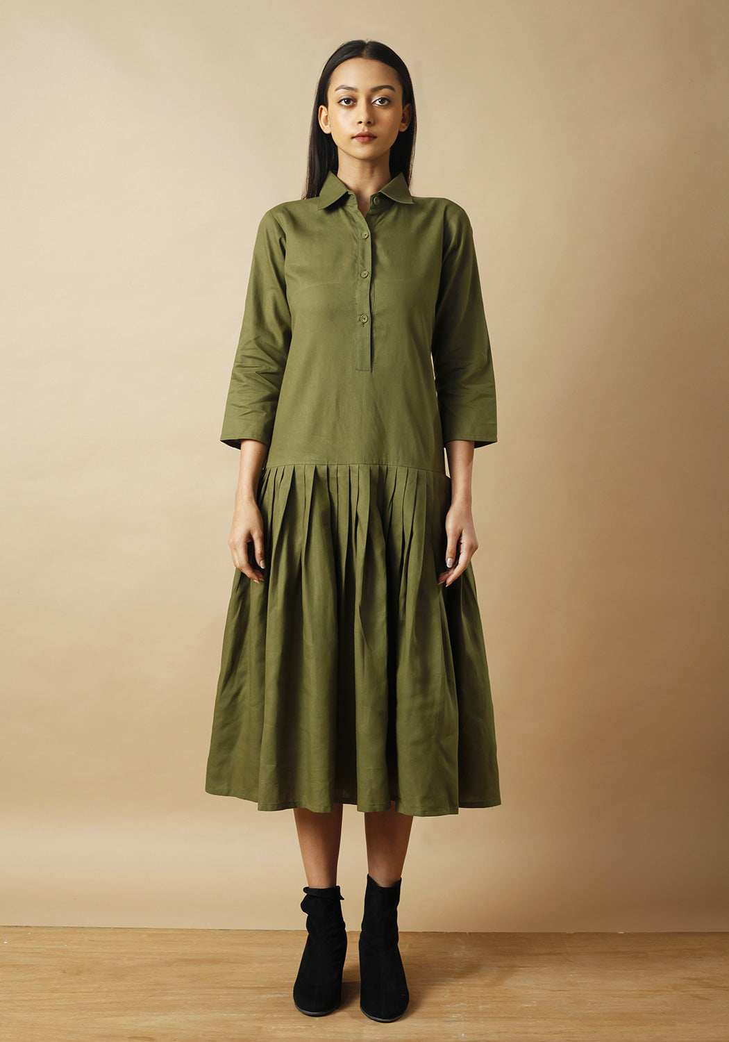 Vera Pleated Dress