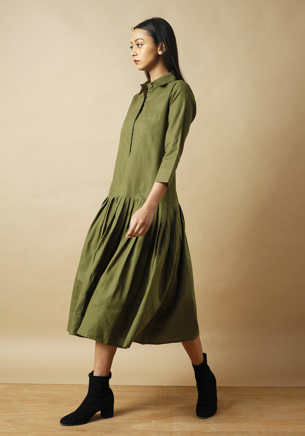Vera Pleated Dress