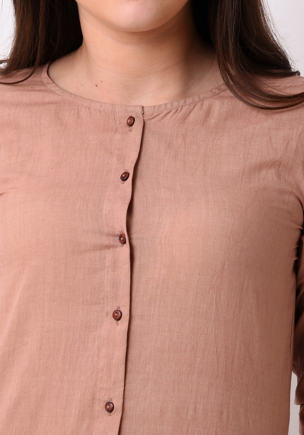 Meadow Front Pocket Embroidered Top - Autumn Blonde