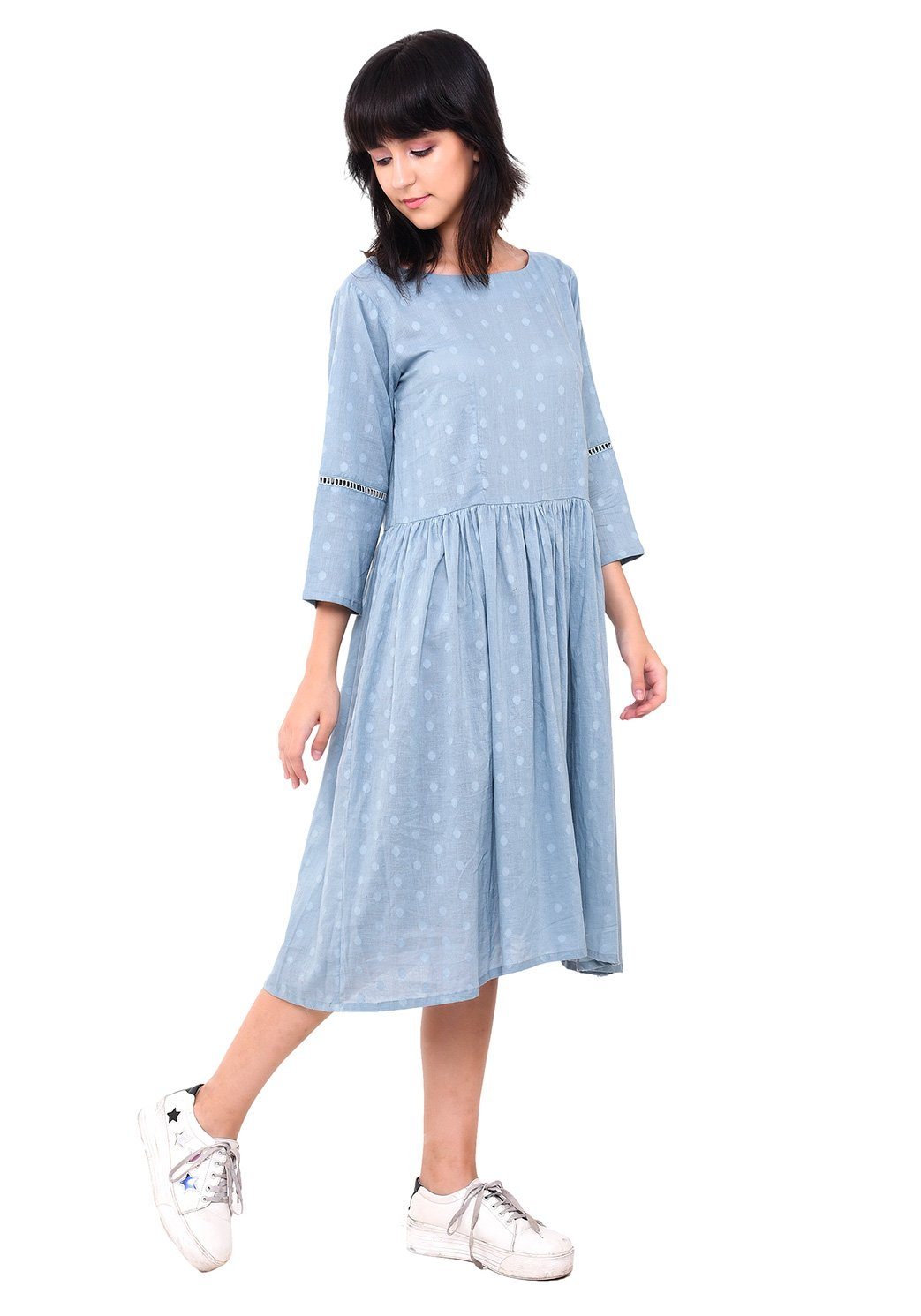 Boota Dobby Sundress - Pale Aqua Dress VRITTA