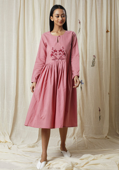 Rune Pleated Dress