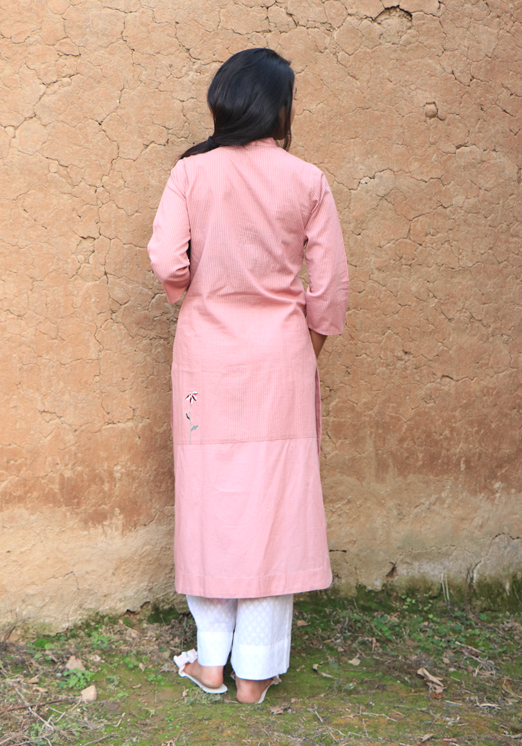 Blossom Of Dawn Pale Blush Kurta