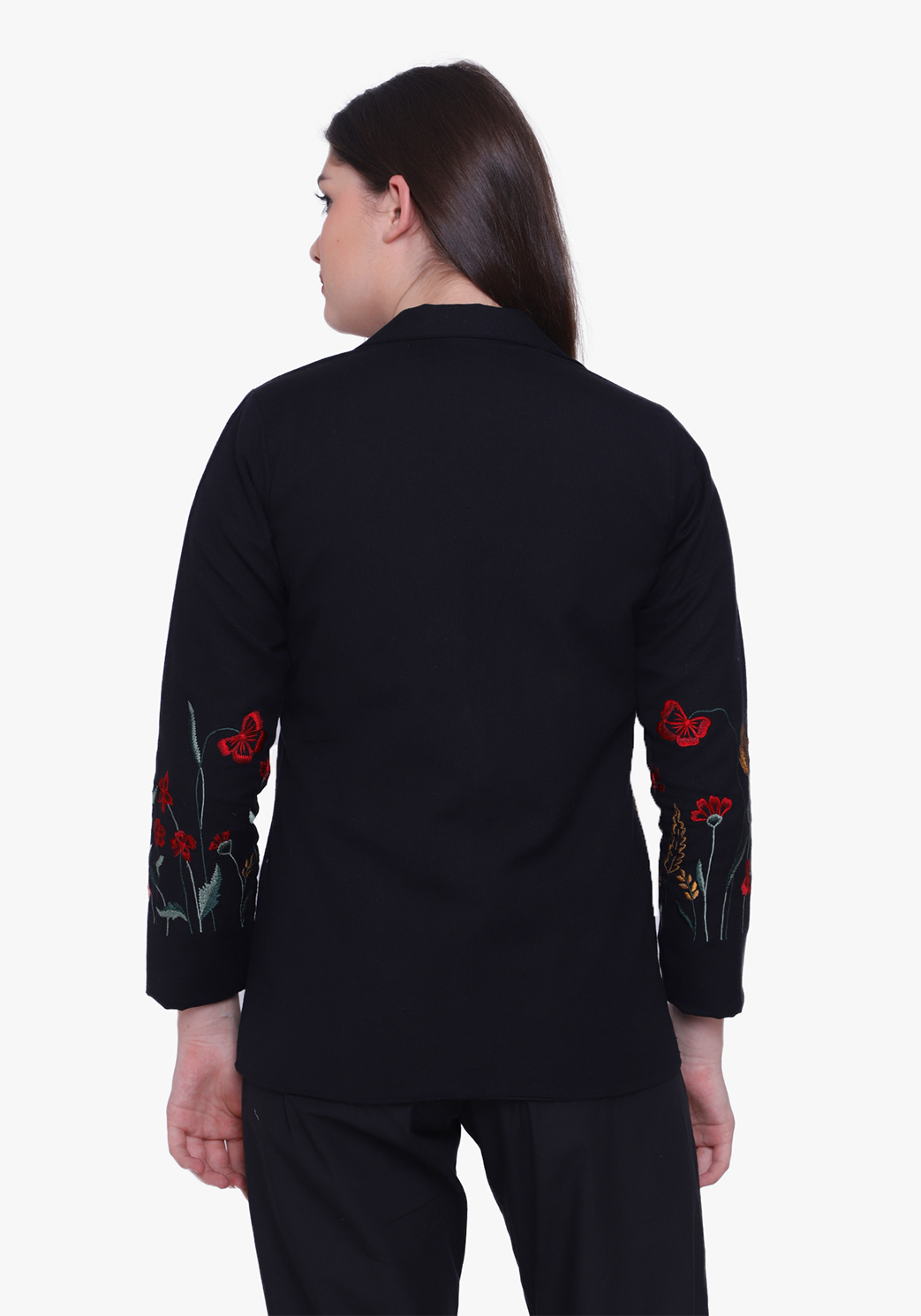 Black Meadow Floral Jacket