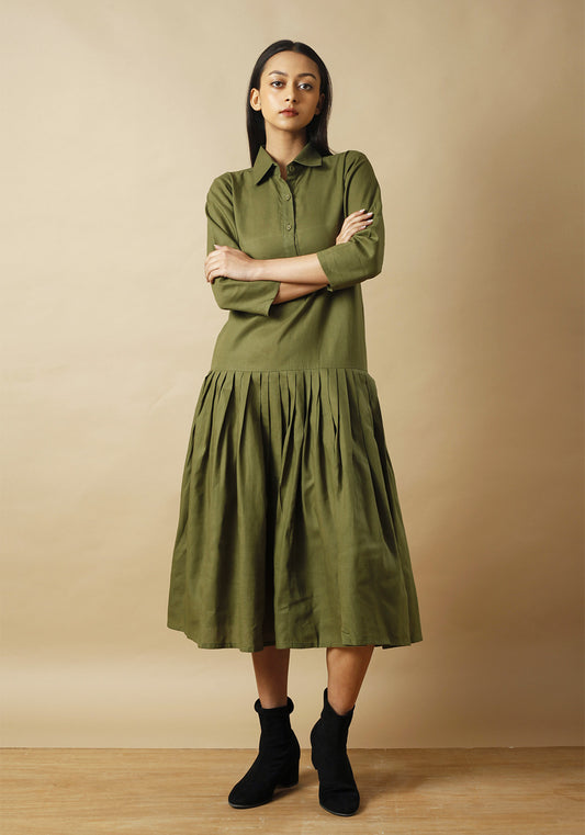 Vera Pleated Dress