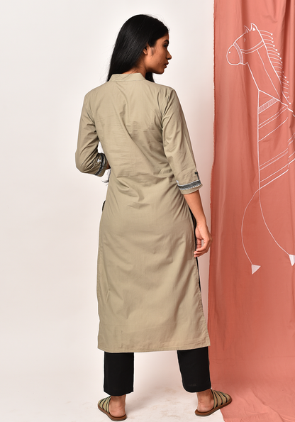 Fair Green Order Of Tribe Kurta Set