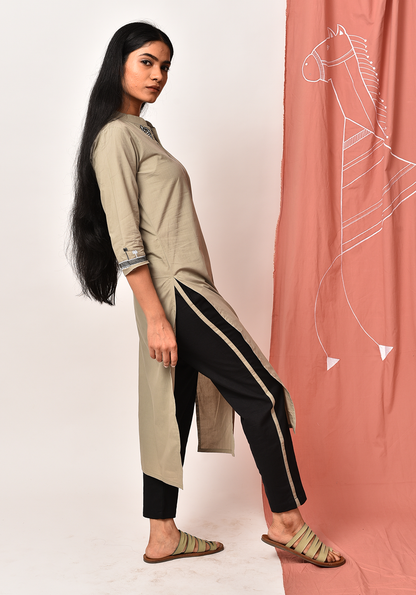 Fair Green Order Of Tribe Kurta Set