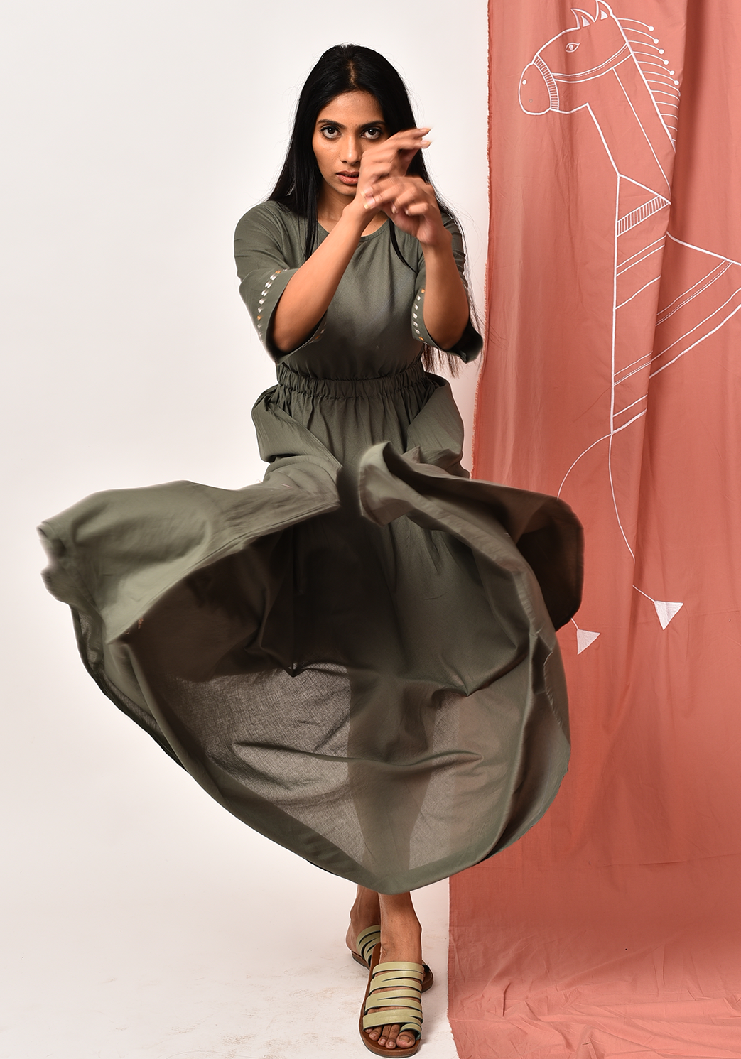 Aura Of Tribe Comfrey Dress