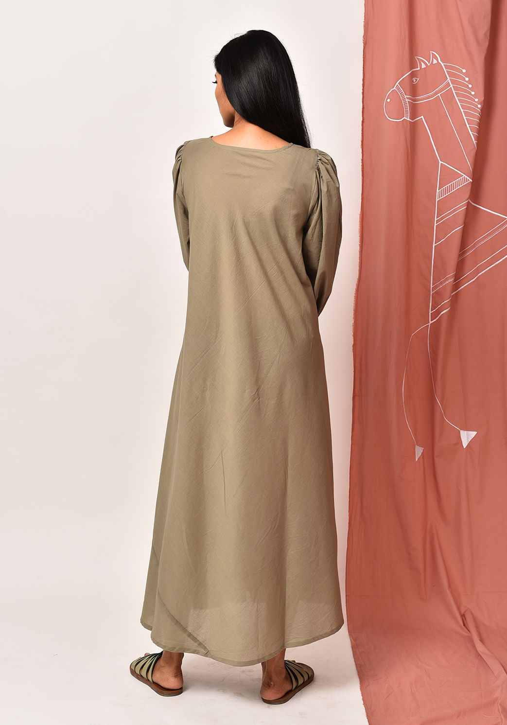 Makira Fair Green Maxi Dress