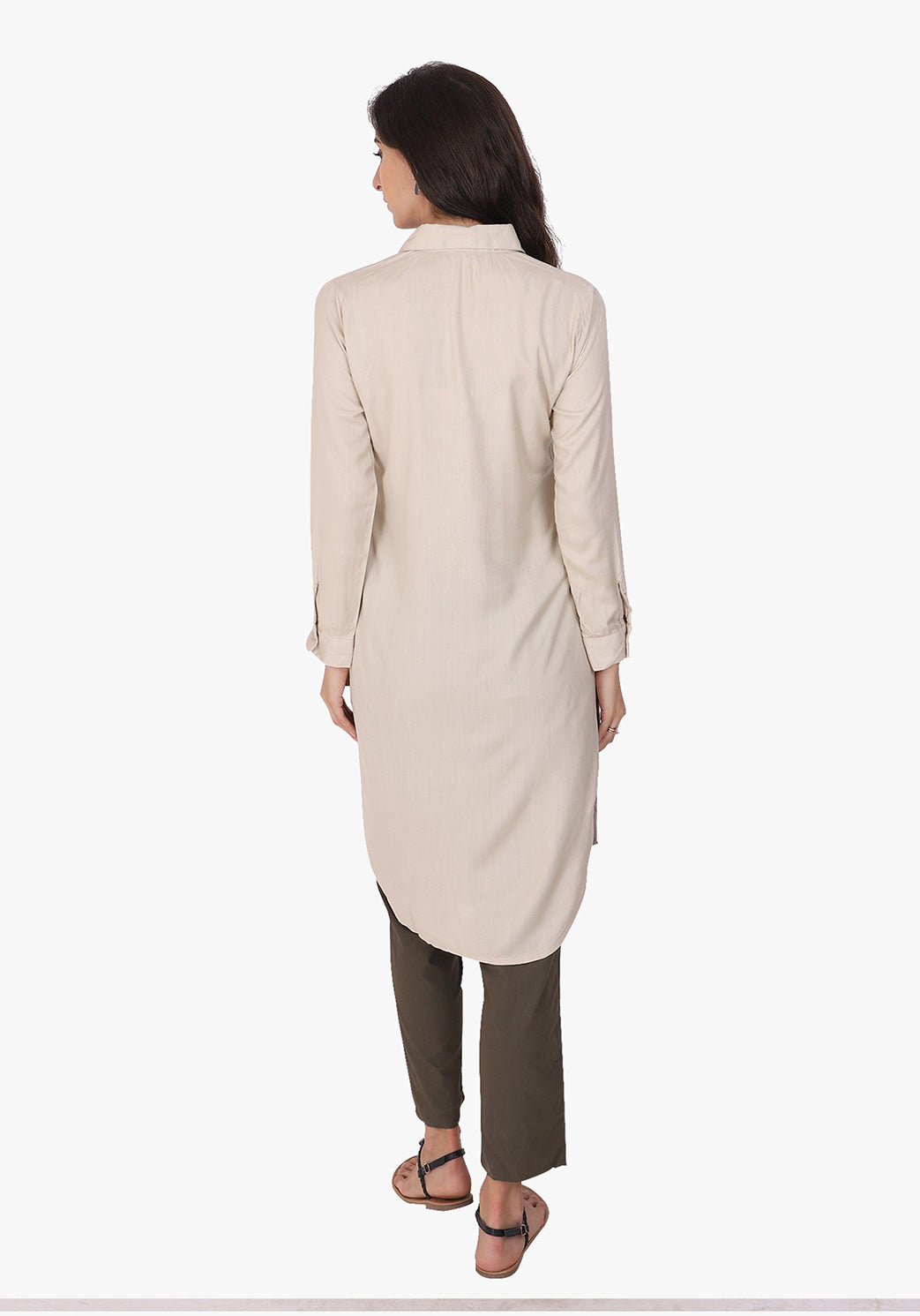 Statement Embroidered After Glow Floral Tunic