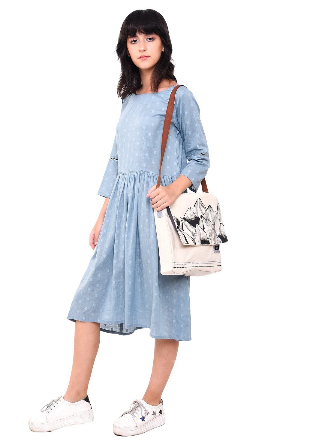 Boota Dobby Sundress - Pale Aqua Dress VRITTA