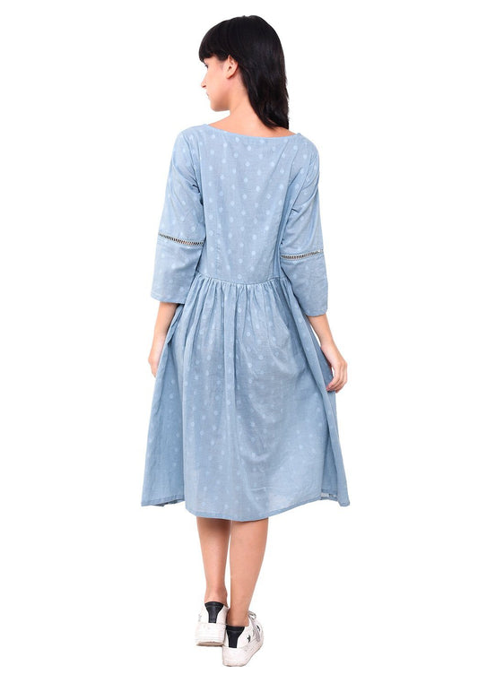 Boota Dobby Sundress - Pale Aqua Dress VRITTA