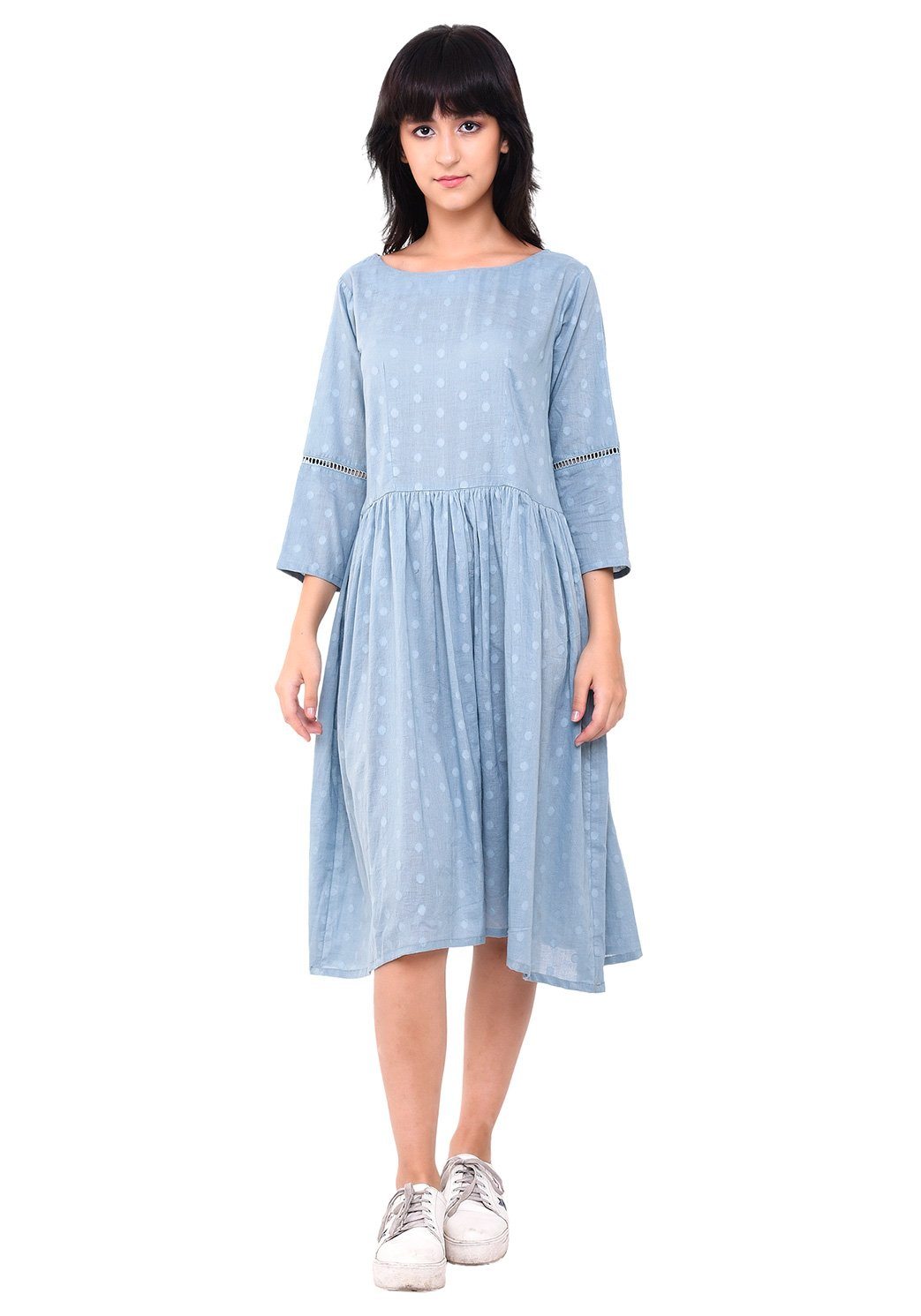Boota Dobby Sundress - Pale Aqua Dress VRITTA